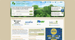Desktop Screenshot of greendirectory.com