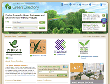Tablet Screenshot of greendirectory.asia